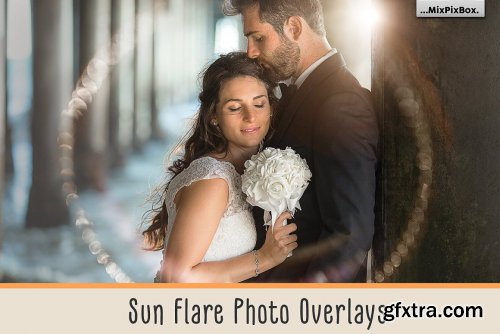 CreativeMarket - Sun Flare Photo Overlays 3172330