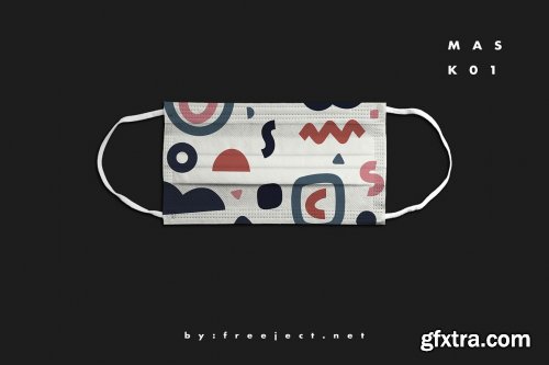 CreativeMarket - 2 Surgical Mask Mockups 5323687