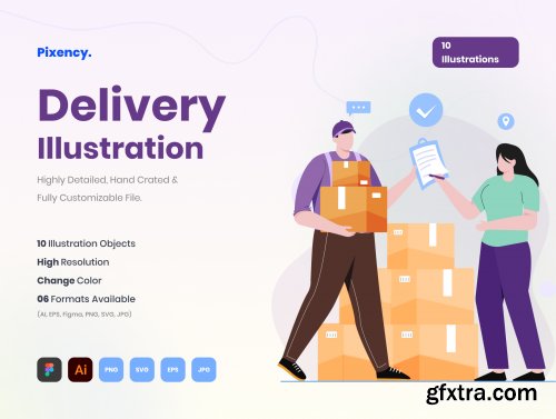 Delivery Service Illustration