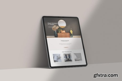 Minimalist tablet pro mockups