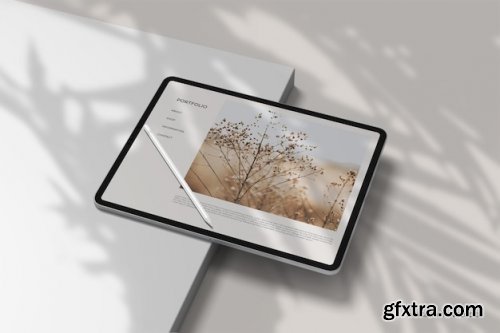 Minimalist tablet pro mockups