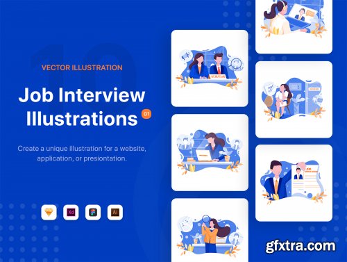 Job Interview Illustrations