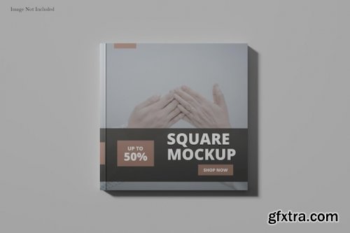 Square magazines mockup