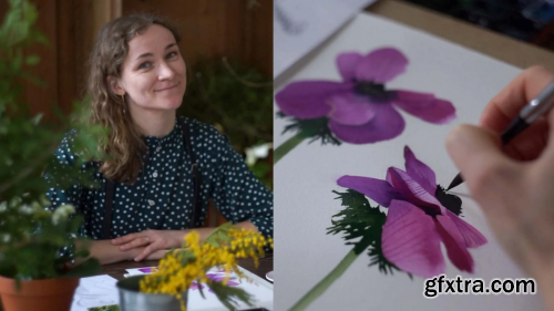  Mastering Watercolor: Learn How to Paint Realistic Flowers and Greenery in a Step-by-step Class