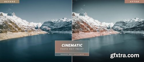 Editable cinematic photo preset for instagram pictures