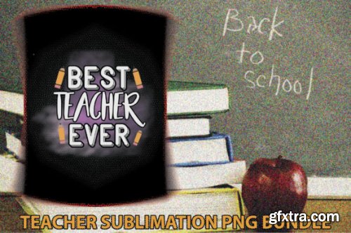 Teacher Sublimation Png Bundle