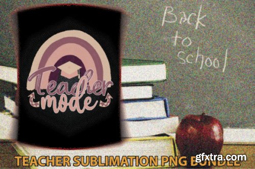 Teacher Sublimation Png Bundle