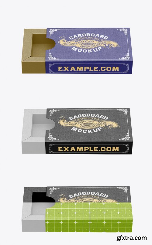 Paper Kraft Box Mockup 486361250