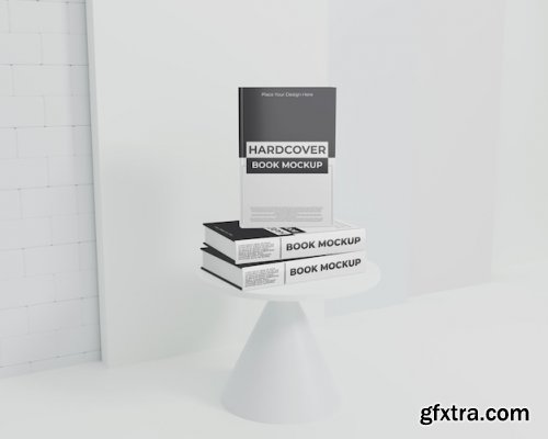 Minimalist book cover mockup