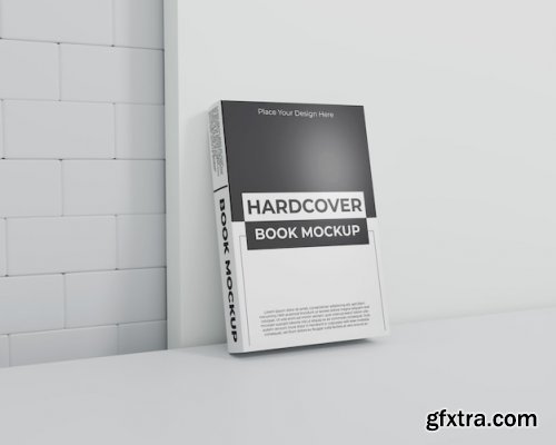 Minimalist book cover mockup