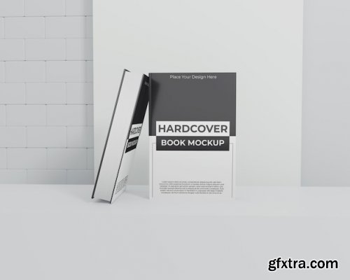 Minimalist book cover mockup