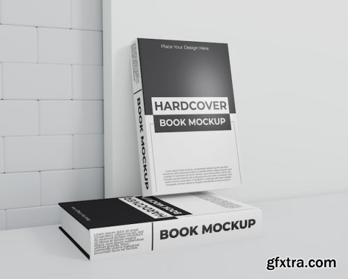 Minimalist book cover mockup