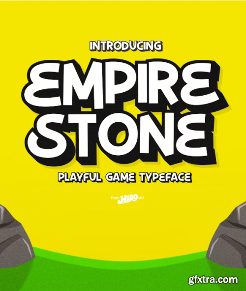  Empire Stone - Playful Game Typeface 