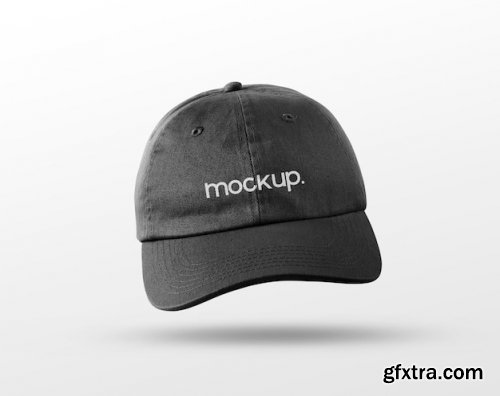 Black cap mockup