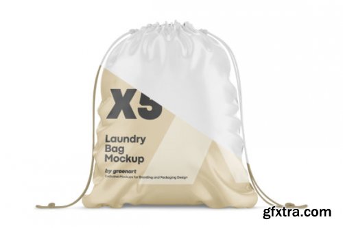 CreativeMarket - Laundry Bag Mockup 7157057