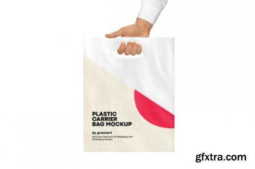  CreativeMarket - Plastic Carrier Bag Mockup 7157529