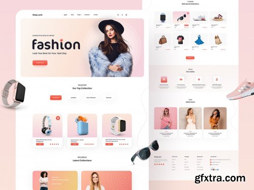 Shop - Ecommerce Landing Page Design