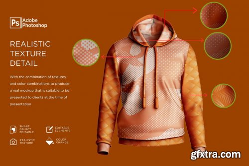 CreativeMarket - Hoodie Jumper Mockup 7158022