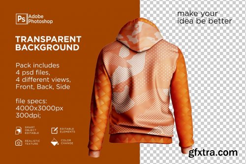 CreativeMarket - Hoodie Jumper Mockup 7158022