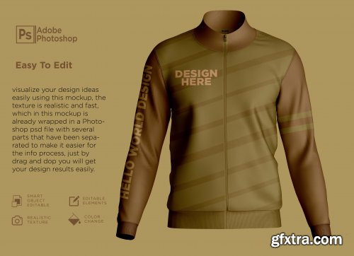 Bomber jacket v1 mockup