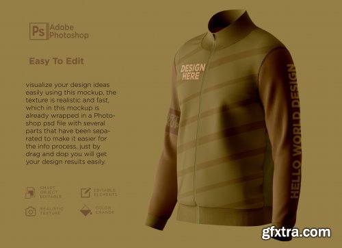 Bomber jacket v1 mockup