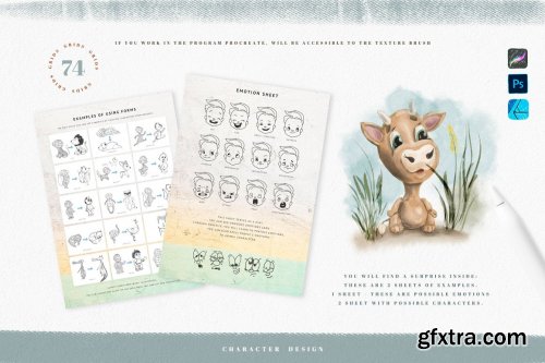 CreativeMarket - Grids for Creating Cute Characters 4872093