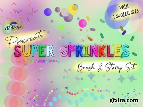 Procreate Sprinkle Brush and Stamp Kit