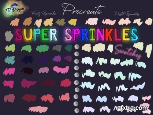 Procreate Sprinkle Brush and Stamp Kit