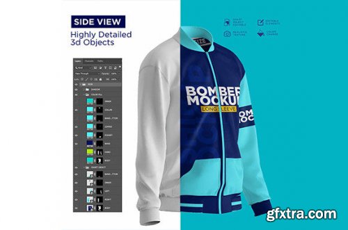 Bomber Jacket Mockup V-03