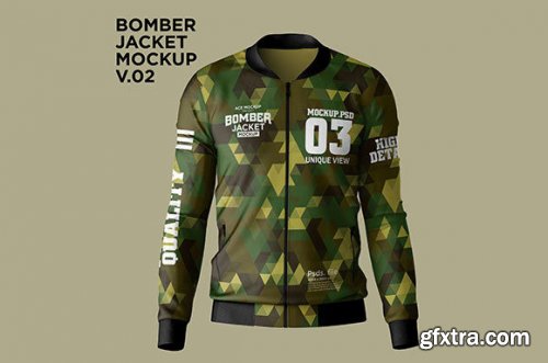 Bomber Jacket Mockup V-02