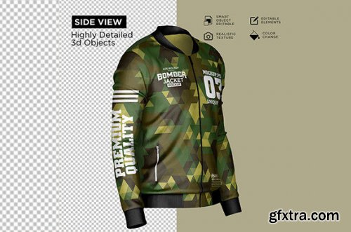 Bomber Jacket Mockup V-02