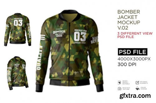 Bomber Jacket Mockup V-02