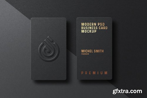 CreativeMarket - 20 Gold Foil Business Card Mockup 7096458