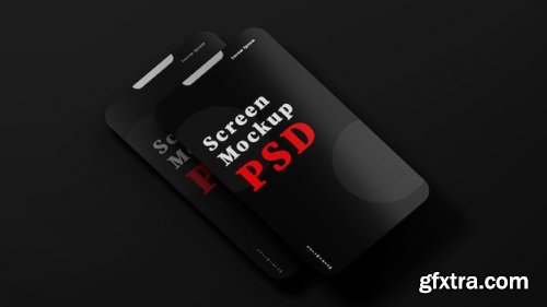 iPhone screen presentation Mockup