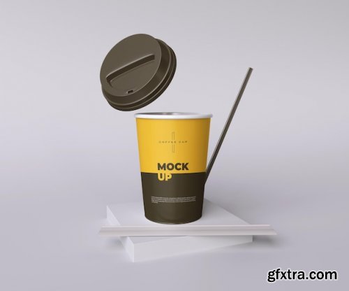 Take away coffee cup mockup