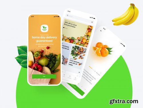 Healthy Mart - Grocery App : iOS Ui Kit