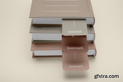 Bookmark mockup design