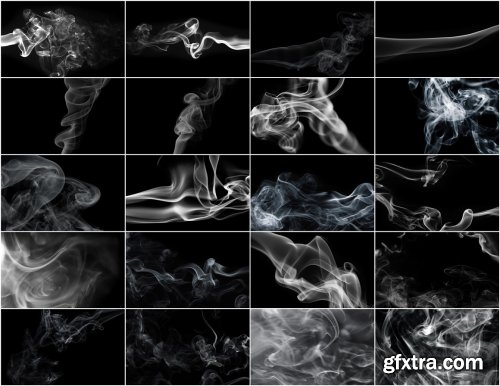 CreativeMarket - 4k Noire Smoke Overlays 7158102