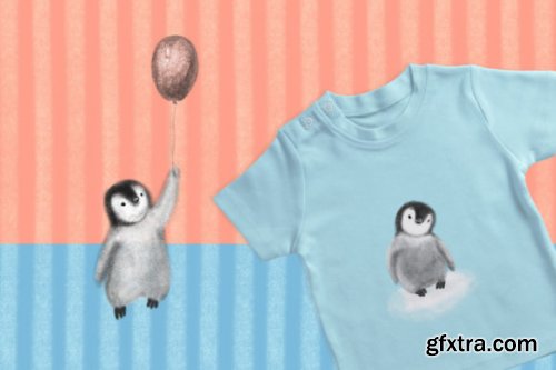 Baby Penguins Clip Art