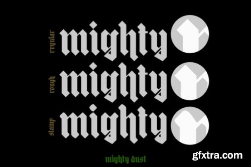  The Mighty Dust - Blackletter Font