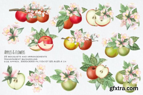 Apples and Flowers Collection