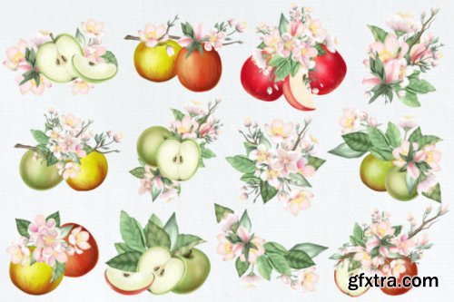 Apples and Flowers Collection