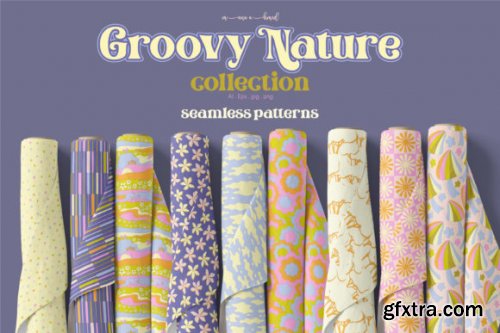 CreativeMarket - Groovy Nature Collection 7156824