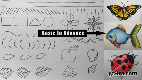  Drawing Course for Kids and Beginners