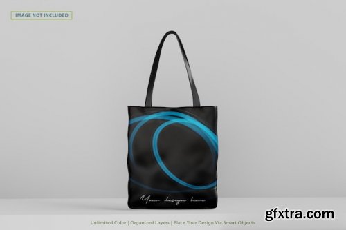 Canvas tote bag mockup