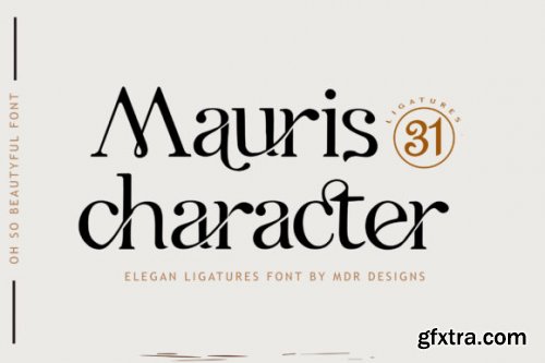  Mauris Character Font