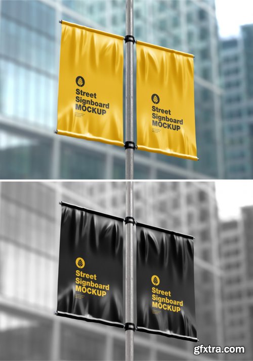 Street Banners Mockup 458571190