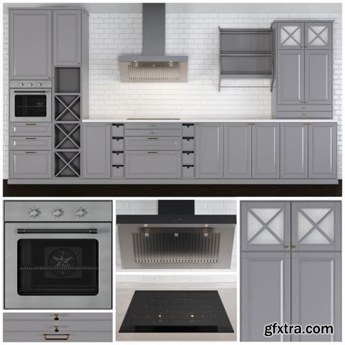 Full kitchen furniture set