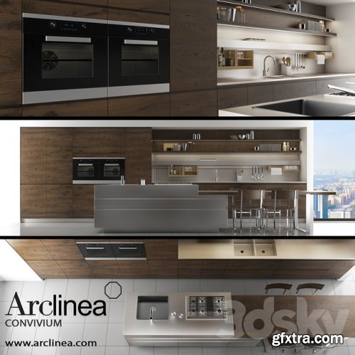 Arclinea Convivium Kitchen