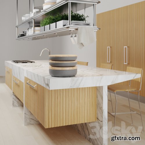 Arclinea Lignum et lapis Kitchen